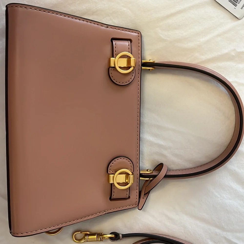 Tory Burch 56912 Lee Radziwill Petite Bag Pink Moon - Picture 3 of 12